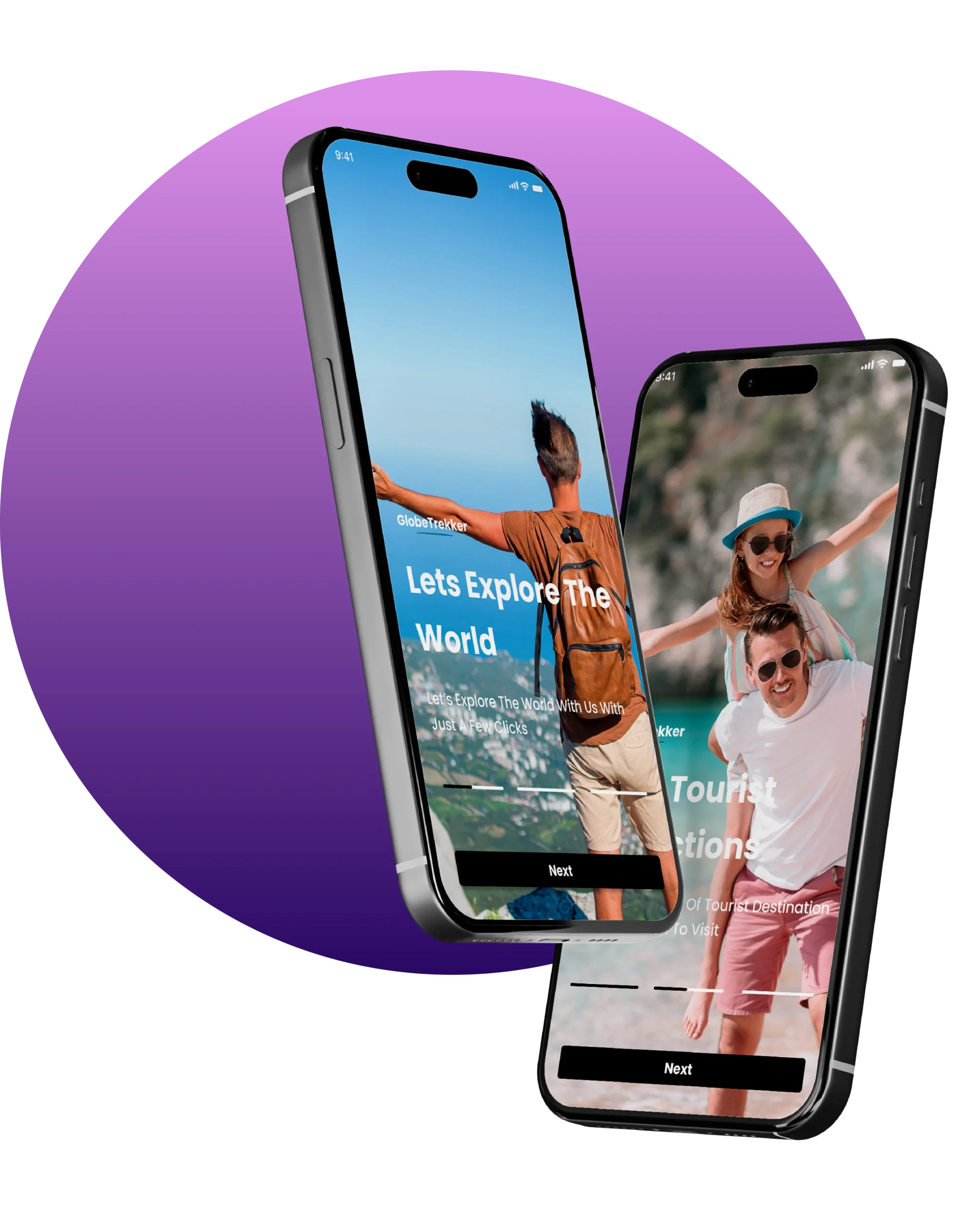 Global Trekker travel planning Android app developed by New York Android app developers - trip booking CTA screen